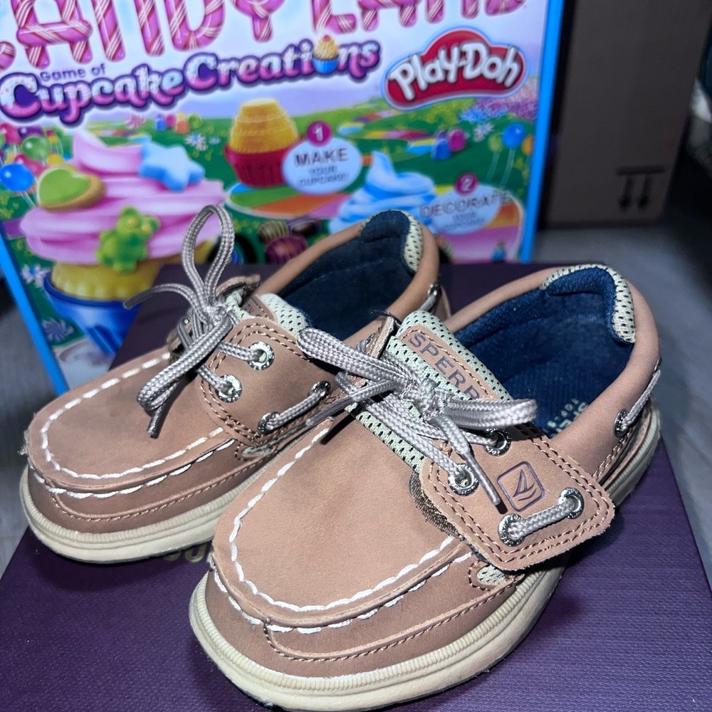 Sperry Kids Brown Boat Shoes